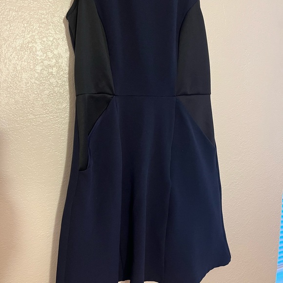 Sold/Not For Sale- Blue and Black Zip-up Tank Dress - Picture 2 of 8